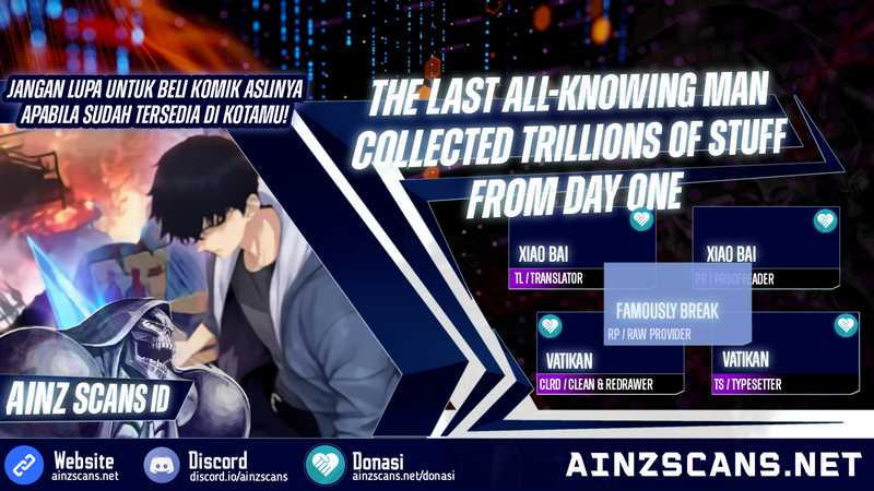 Baca Komik The Last All-Knowing Man Collected Trillions of Stuff from Day One Chapter 22 Gambar 1