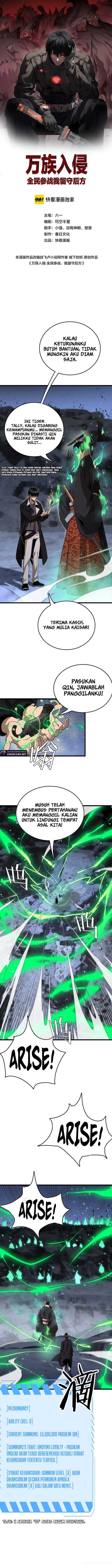 Myriad Tribes Invasion: Rearguard’s Resolute Unity Chapter 19 bahasa Indonesia Gambar 4