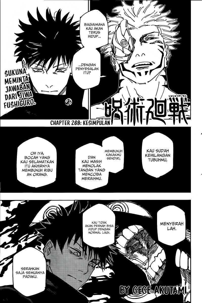 Baca Manga Jujutsu Kaisen Chapter 268 Gambar 2