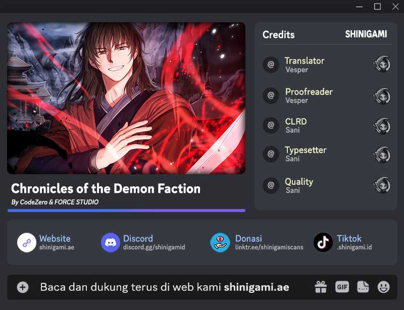 Baca Komik Chronicles of the Demon Faction Chapter 82 Gambar 1