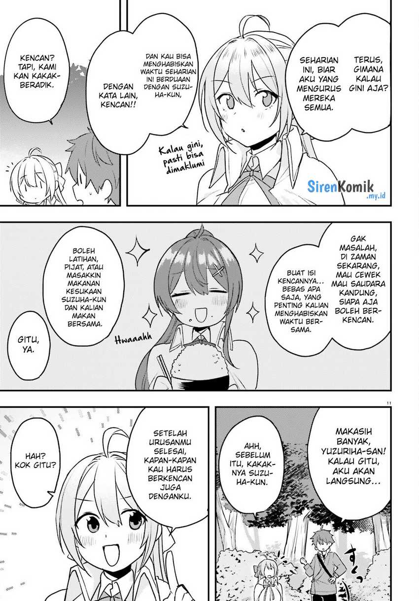 Imouto ga Onna Kishi Gakuen ni Nyuugaku Shitara Naze ka Kyuukoku no Eiyuu ni narimashita. Boku ga. Chapter 8 bahasa Indonesia Gambar 12