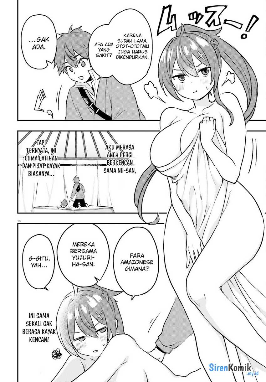 Imouto ga Onna Kishi Gakuen ni Nyuugaku Shitara Naze ka Kyuukoku no Eiyuu ni narimashita. Boku ga. Chapter 8 bahasa Indonesia Gambar 17