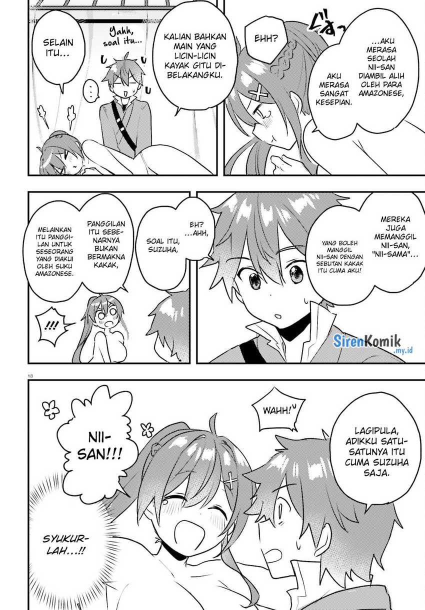 Imouto ga Onna Kishi Gakuen ni Nyuugaku Shitara Naze ka Kyuukoku no Eiyuu ni narimashita. Boku ga. Chapter 8 bahasa Indonesia Gambar 19