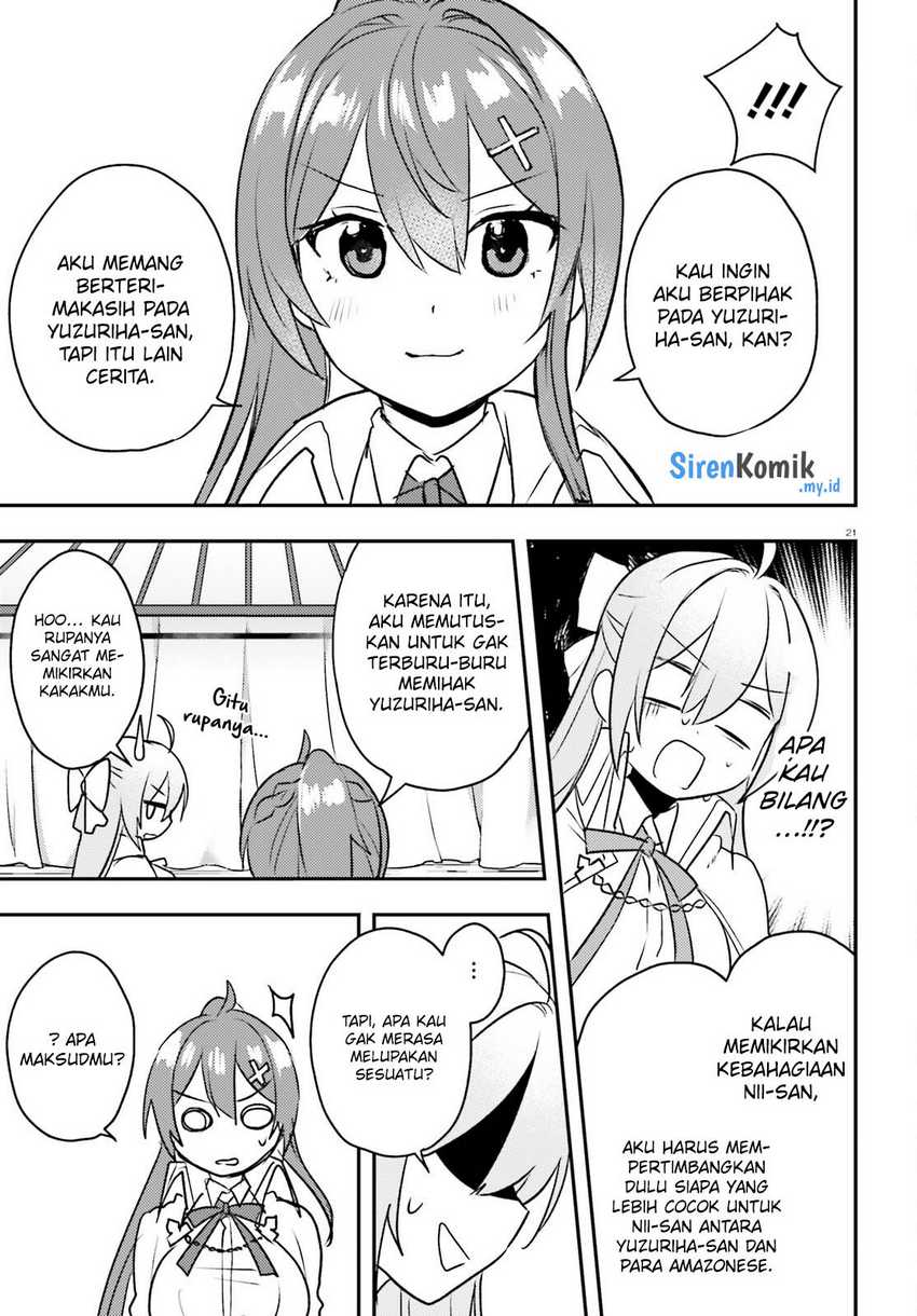 Imouto ga Onna Kishi Gakuen ni Nyuugaku Shitara Naze ka Kyuukoku no Eiyuu ni narimashita. Boku ga. Chapter 8 bahasa Indonesia Gambar 22