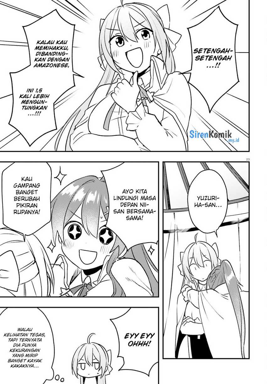 Imouto ga Onna Kishi Gakuen ni Nyuugaku Shitara Naze ka Kyuukoku no Eiyuu ni narimashita. Boku ga. Chapter 8 bahasa Indonesia Gambar 24