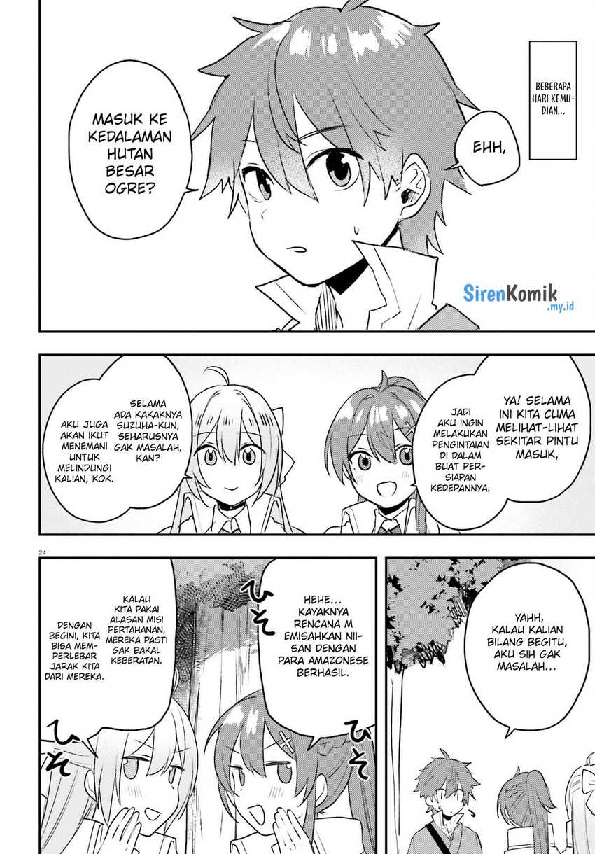 Imouto ga Onna Kishi Gakuen ni Nyuugaku Shitara Naze ka Kyuukoku no Eiyuu ni narimashita. Boku ga. Chapter 8 bahasa Indonesia Gambar 25