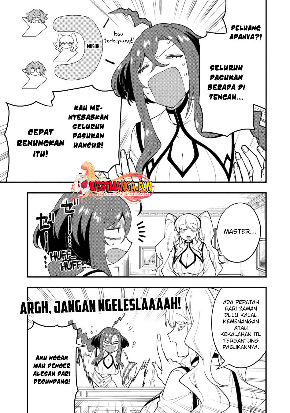 Kouryakuhon o Kushi Suru Saikyou no Mahoutsukai ~”meirei sa sero” to wa Iwa Senai Oreryuu Mao Tobatsu Saizen Ruuto ~ Chapter 61 Gambar 17