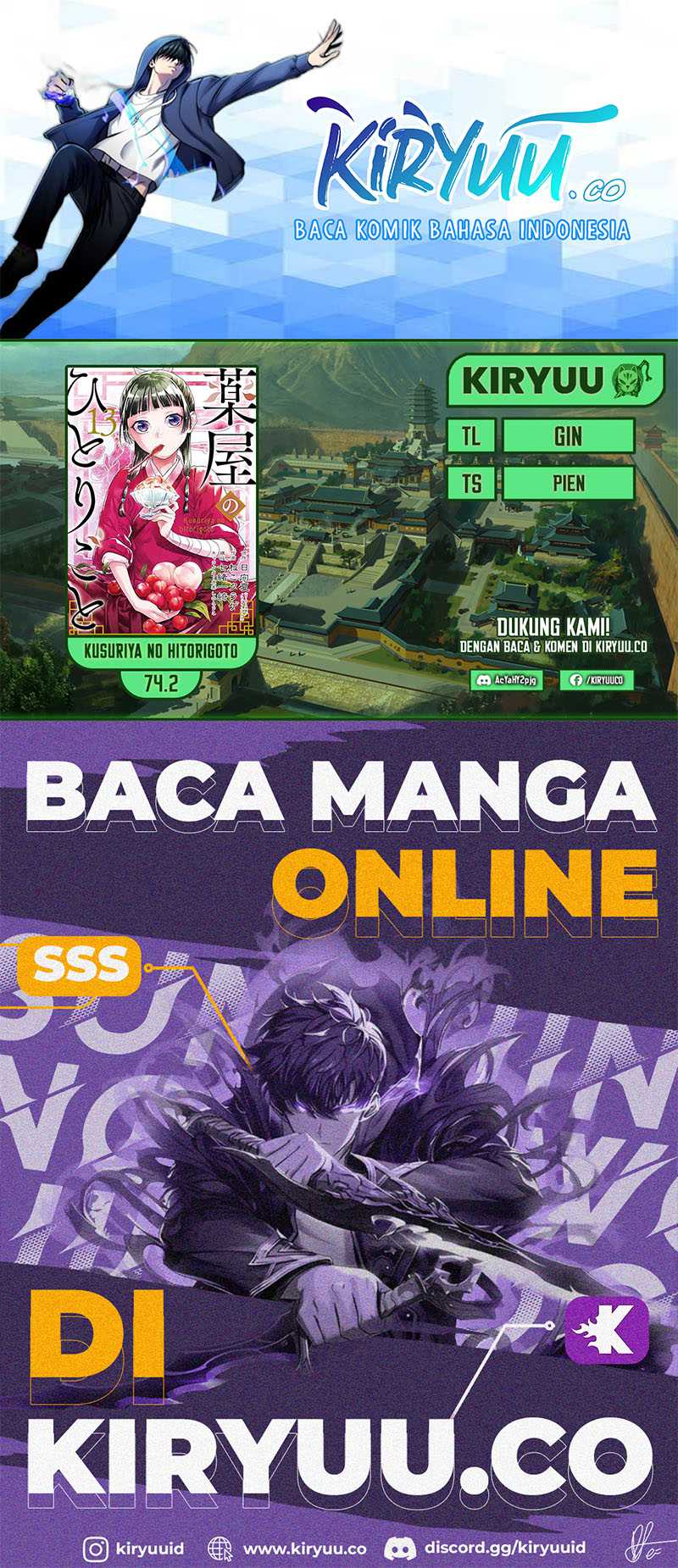 Baca Komik Kusuriya no Hitorigoto Chapter 74.2 Gambar 1