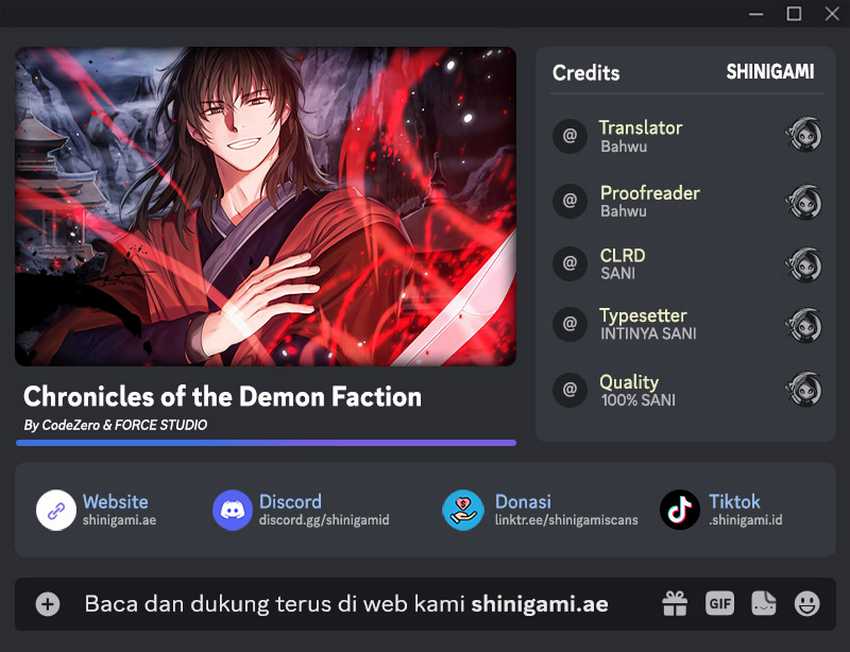 Baca Komik Chronicles of the Demon Faction Chapter 84 Gambar 1