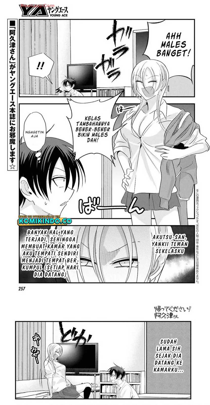 Baca Manga Please Go Home, Akutsu-san! Chapter 183 Gambar 2