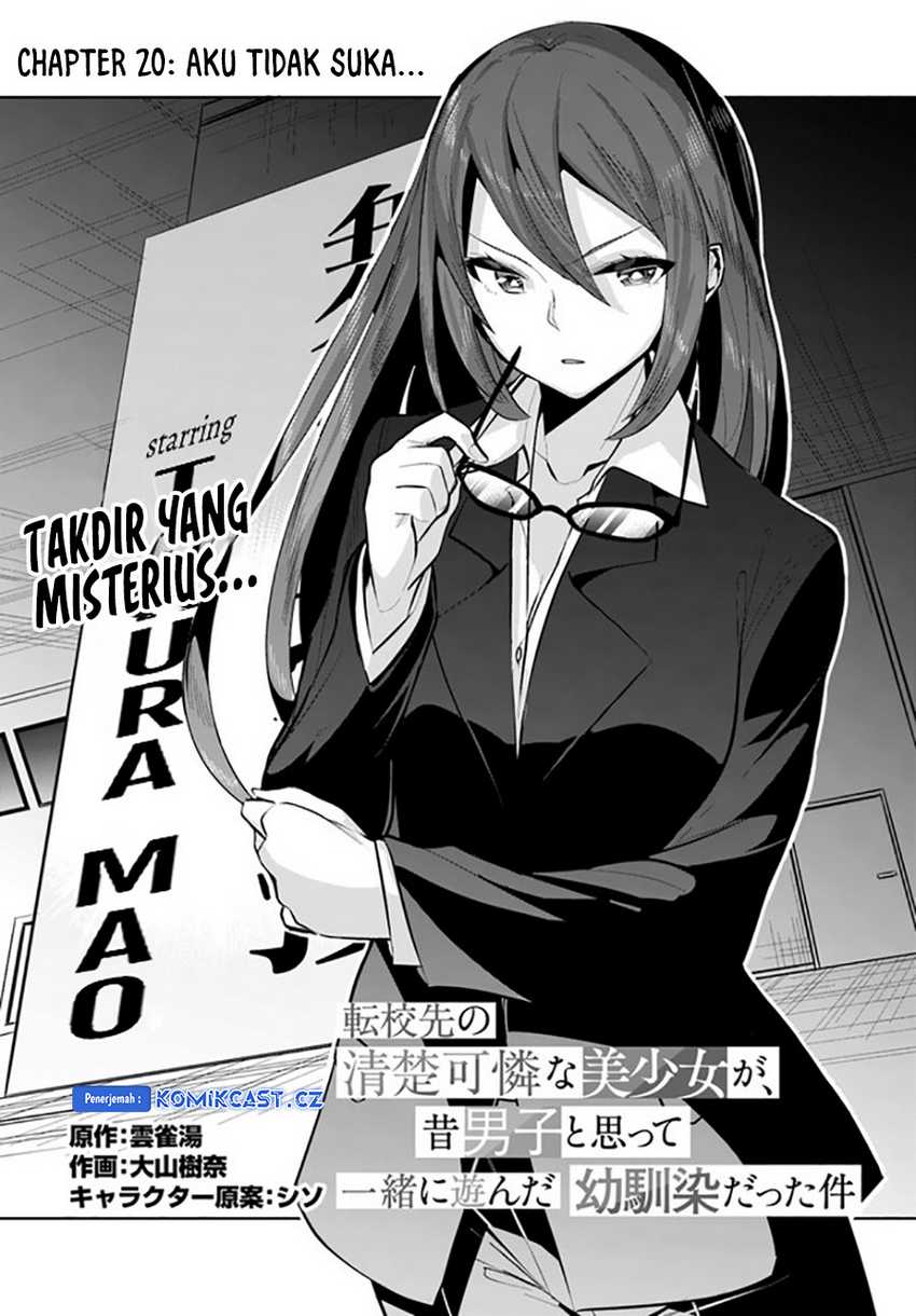 Tenkou-saki no Seiso Karen na Bishoujo ga, Mukashi Danshi to Omotte Issho ni Asonda Osananajimi datta Ken Chapter 20 Gambar 3