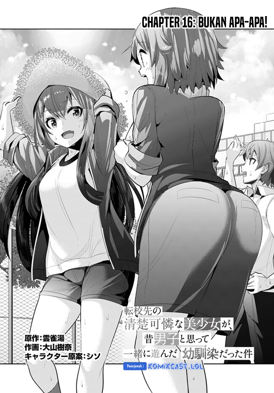 Tenkou-saki no Seiso Karen na Bishoujo ga, Mukashi Danshi to Omotte Issho ni Asonda Osananajimi datta Ken Chapter 16 Gambar 3
