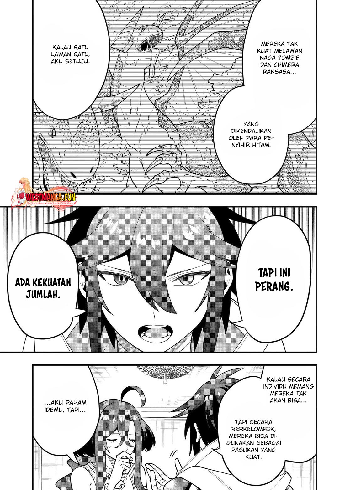 Kouryakuhon o Kushi Suru Saikyou no Mahoutsukai ~”meirei sa sero” to wa Iwa Senai Oreryuu Mao Tobatsu Saizen Ruuto ~ Chapter 63 Gambar 20