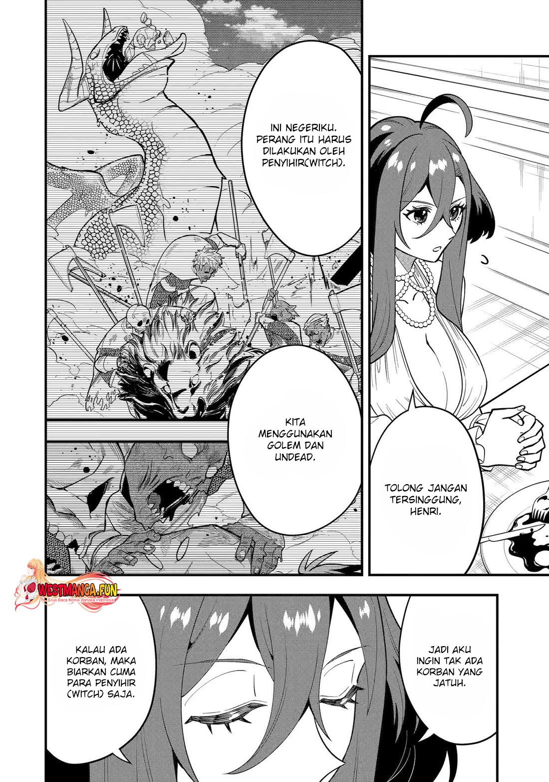 Kouryakuhon o Kushi Suru Saikyou no Mahoutsukai ~”meirei sa sero” to wa Iwa Senai Oreryuu Mao Tobatsu Saizen Ruuto ~ Chapter 63 Gambar 21