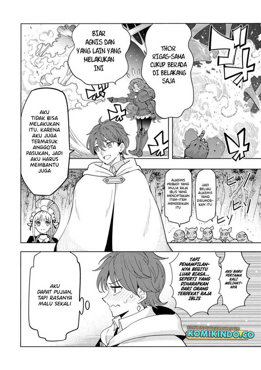 Souzou Renkinjutsushi wa Jiyuu wo Ouka suru: Kokyou wo Tsuihou saretara, Maou no Ohizamoto de Chouzetsu Kouka no Magic Item Tsukuri-houdai ni Narimashita Chapter 15.2 Gambar 11