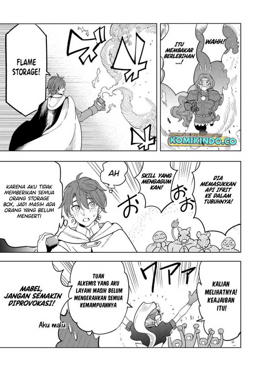 Souzou Renkinjutsushi wa Jiyuu wo Ouka suru: Kokyou wo Tsuihou saretara, Maou no Ohizamoto de Chouzetsu Kouka no Magic Item Tsukuri-houdai ni Narimashita Chapter 15.2 Gambar 12