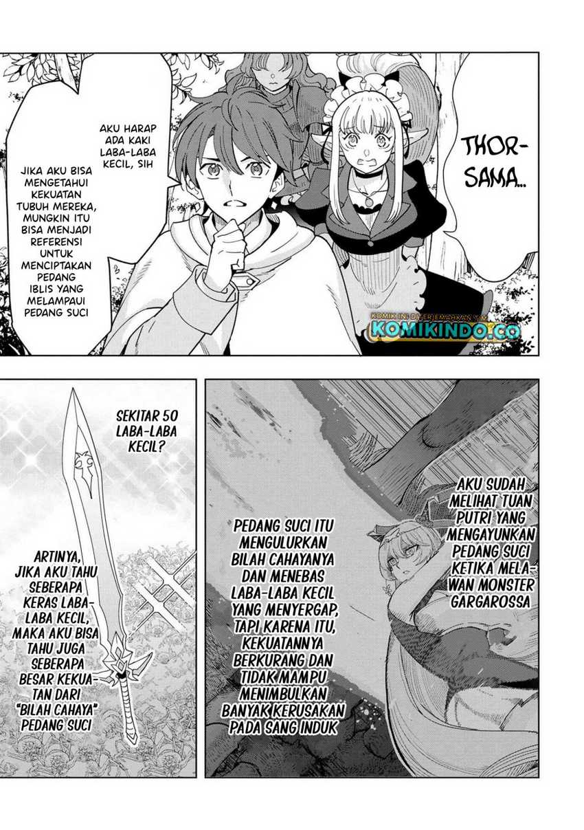 Souzou Renkinjutsushi wa Jiyuu wo Ouka suru: Kokyou wo Tsuihou saretara, Maou no Ohizamoto de Chouzetsu Kouka no Magic Item Tsukuri-houdai ni Narimashita Chapter 15.2 Gambar 14