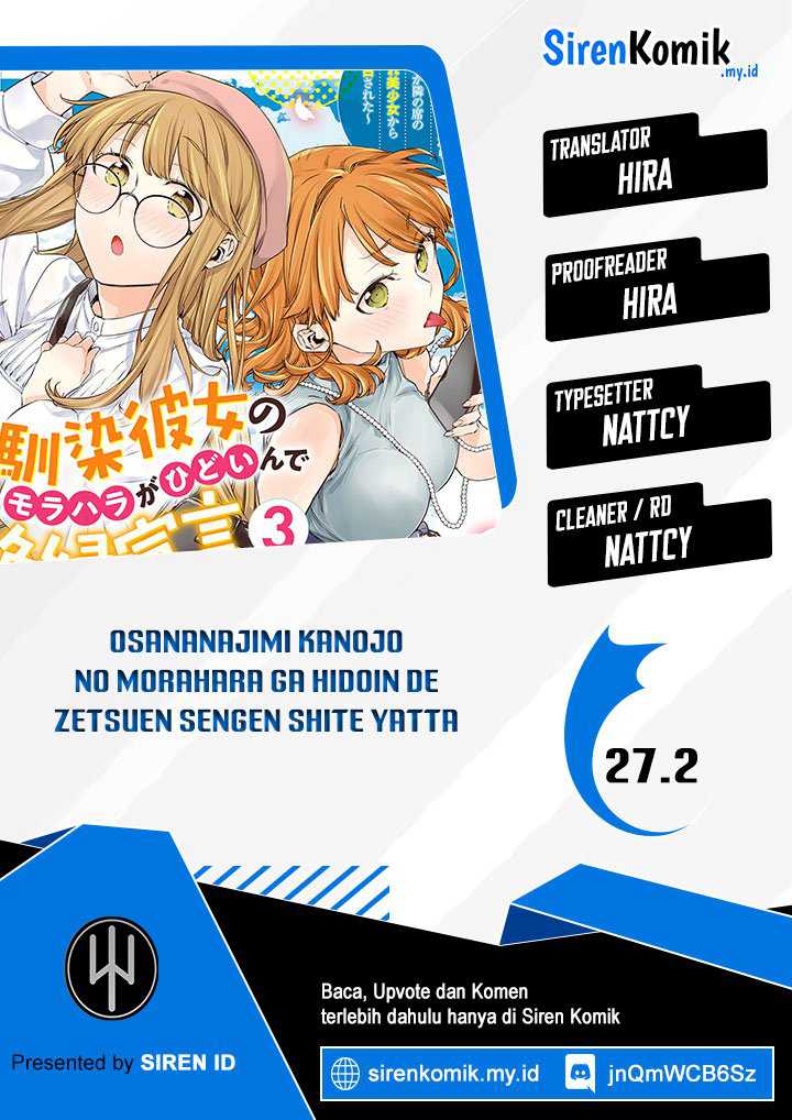 Baca Komik Osananajimi Kanojo no Morahara ga Hidoin de Zetsuen Sengen shite Yatta Chapter 27.2 Gambar 1
