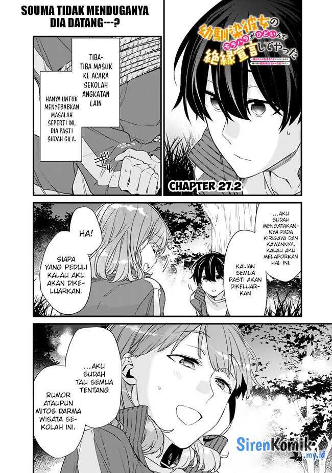 Baca Manga Osananajimi Kanojo no Morahara ga Hidoin de Zetsuen Sengen shite Yatta Chapter 27.2 Gambar 2