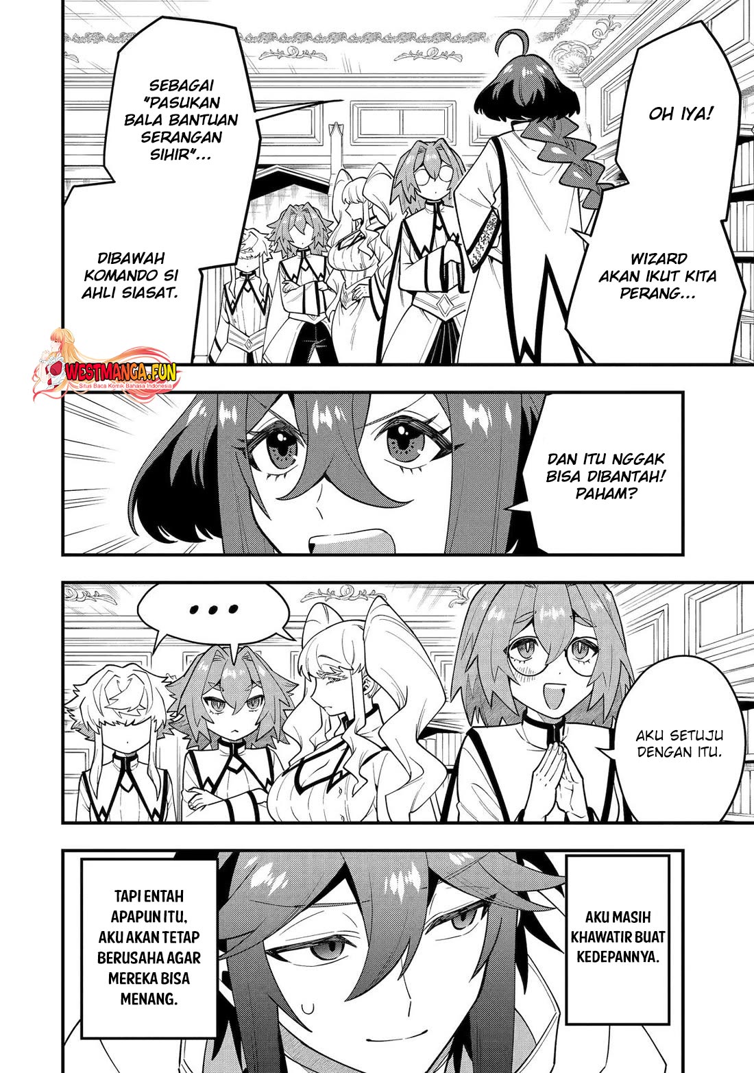 Kouryakuhon o Kushi Suru Saikyou no Mahoutsukai ~”meirei sa sero” to wa Iwa Senai Oreryuu Mao Tobatsu Saizen Ruuto ~ Chapter 64 Gambar 32