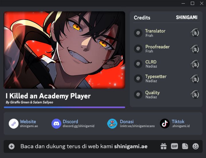 Baca Komik I Killed An Academy Player Chapter 52 bahasa Indonesia Gambar 1