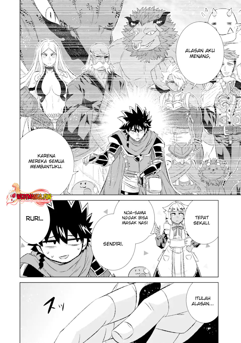 Isekai de tadahitori no mamono tsukai ~ tenshoku shitara maou ni machigawa remashita Chapter 56 Gambar 18