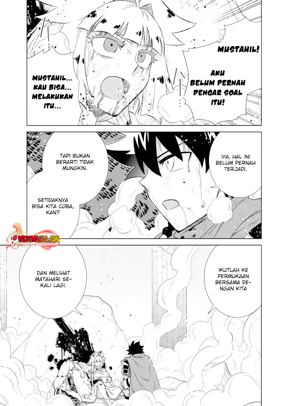 Isekai de tadahitori no mamono tsukai ~ tenshoku shitara maou ni machigawa remashita Chapter 56 Gambar 24