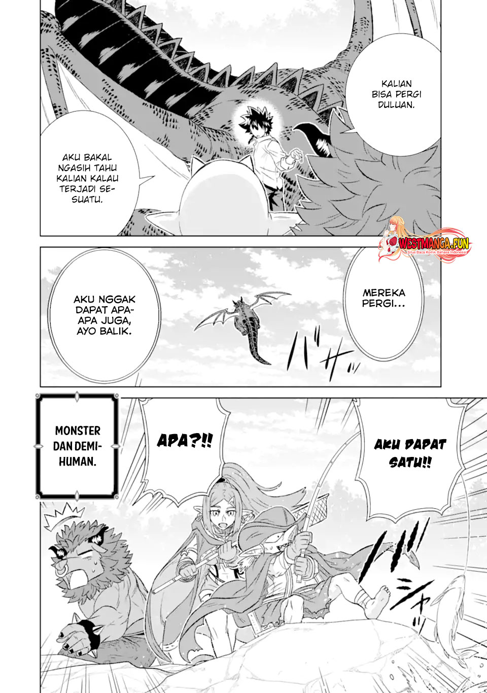 Isekai de tadahitori no mamono tsukai ~ tenshoku shitara maou ni machigawa remashita Chapter 56 Gambar 41