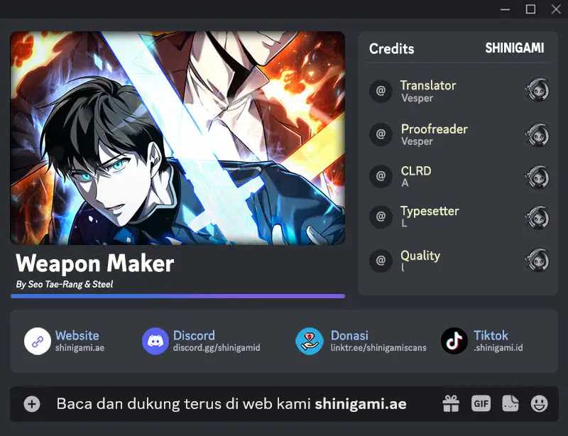 Baca Komik Weapon Maker Chapter 41 Gambar 1