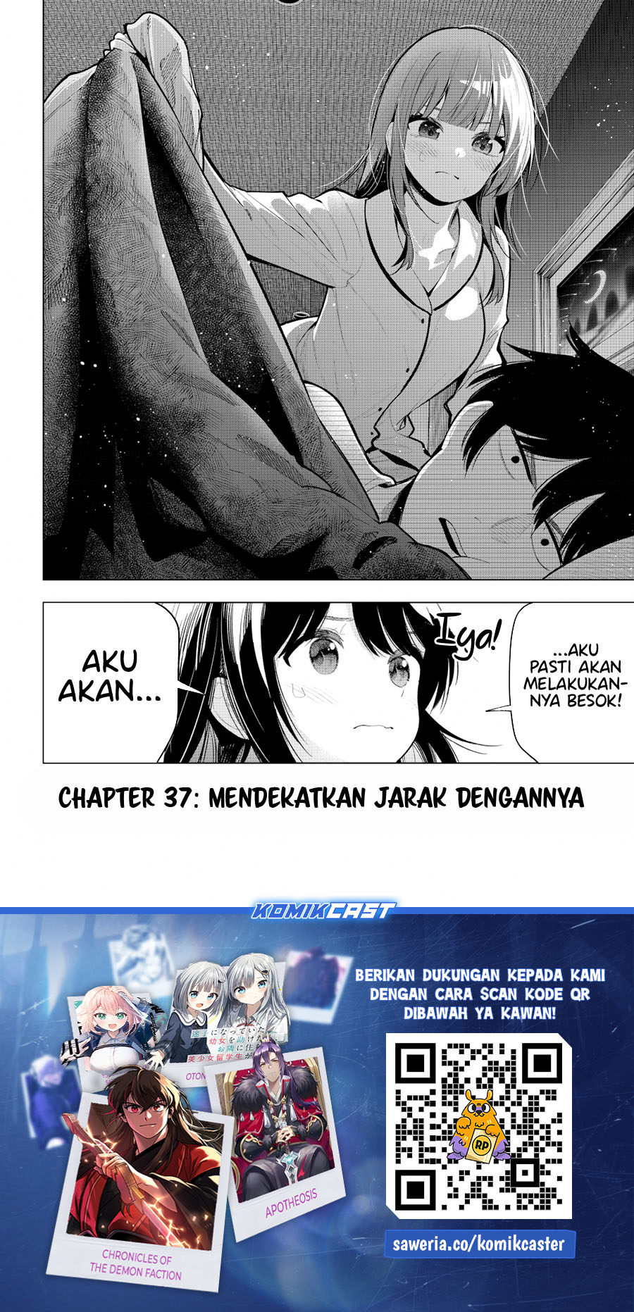 Mayonaka Heart Tune Chapter 37 Gambar 20