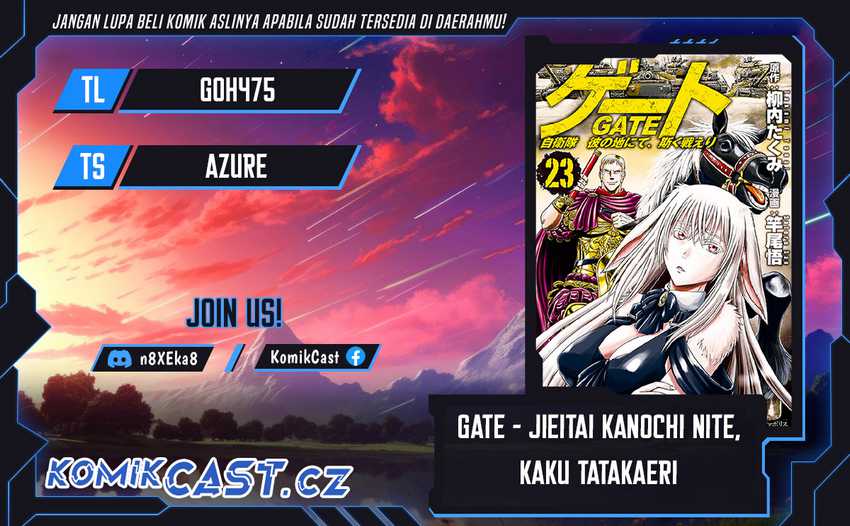 Baca Komik Gate – Jietai Kare no Chi nite Kaku Tatakeri Chapter 135 Gambar 1