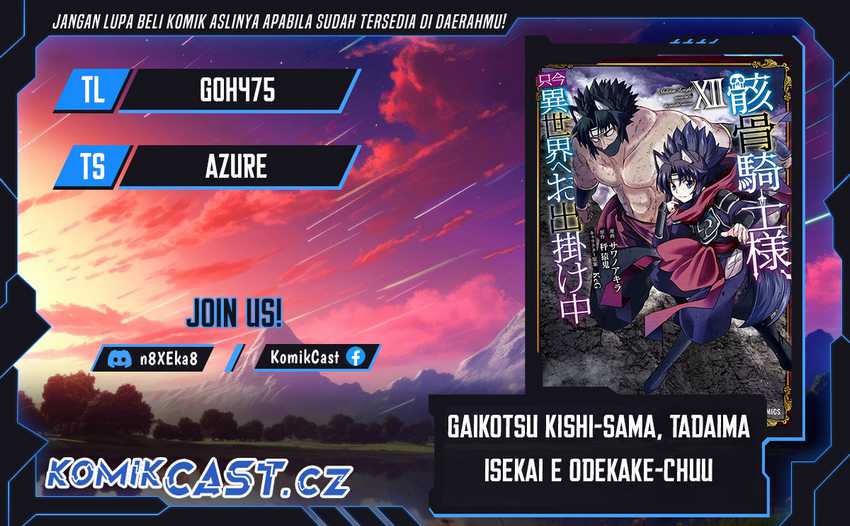Baca Komik Gaikotsu Kishi-sama, Tadaima Isekai e Odekake-chuu Chapter 63 Gambar 1