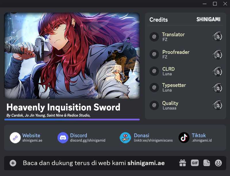 Baca Komik Heavenly Inquisition Sword Chapter 93 Gambar 1