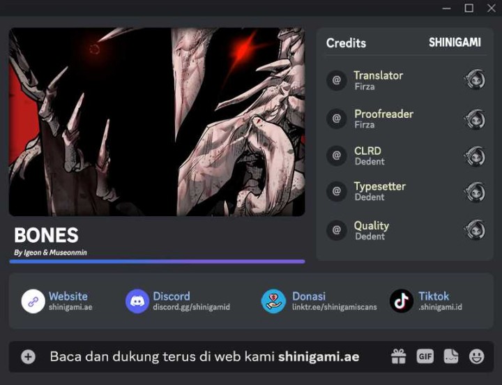 Baca Komik Bones Chapter 6 Gambar 1