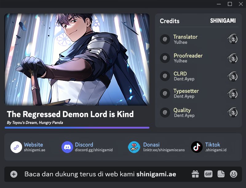 Baca Komik The Regressed Demon Lord Is Kind Chapter 51 bahasa Indonesia Gambar 1