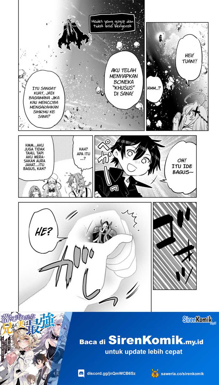 Ochikobore Datta Ani Ga Jitsuha Saikyou: Shijou Saikyou No Yuusha Wa Tensei-shi, Gakuen De Mujikaku Ni Musou Suru Chapter 31 Gambar 21