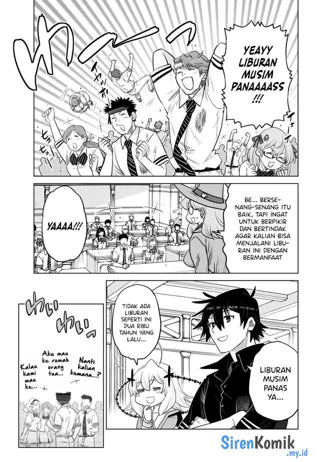 Ochikobore Datta Ani Ga Jitsuha Saikyou: Shijou Saikyou No Yuusha Wa Tensei-shi, Gakuen De Mujikaku Ni Musou Suru Chapter 31 Gambar 32