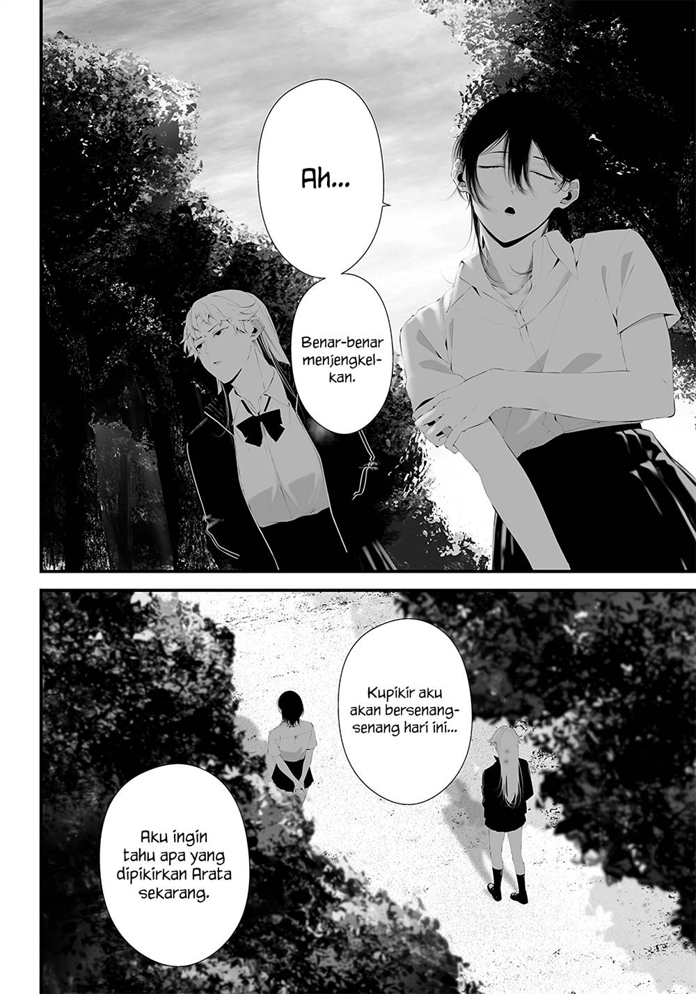 Tsurenai Hodo Aokute Azatoi Kurai ni Akai Chapter 37 Gambar 10