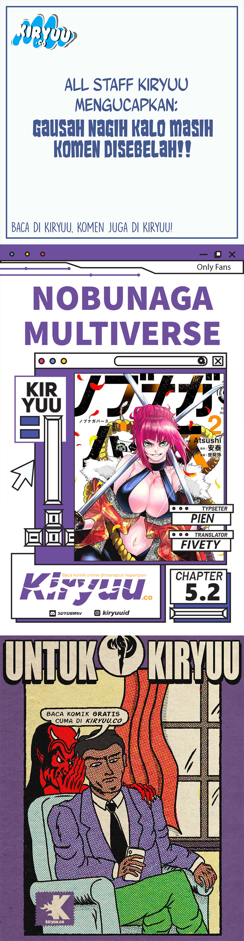 Baca Komik Nobunaga Multiverse Chapter 5.2 bahasa Indonesia Gambar 1