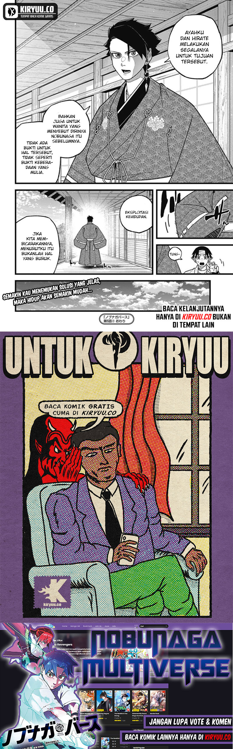 Nobunaga Multiverse Chapter 5.2 bahasa Indonesia Gambar 15