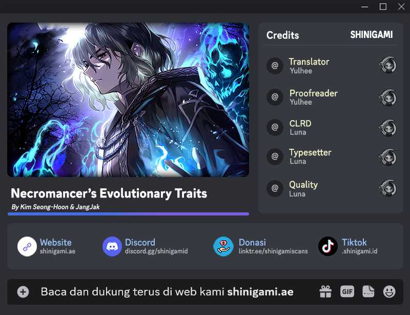 Baca Komik Necromancer’s Evolutionary Traits Chapter 73 Gambar 1