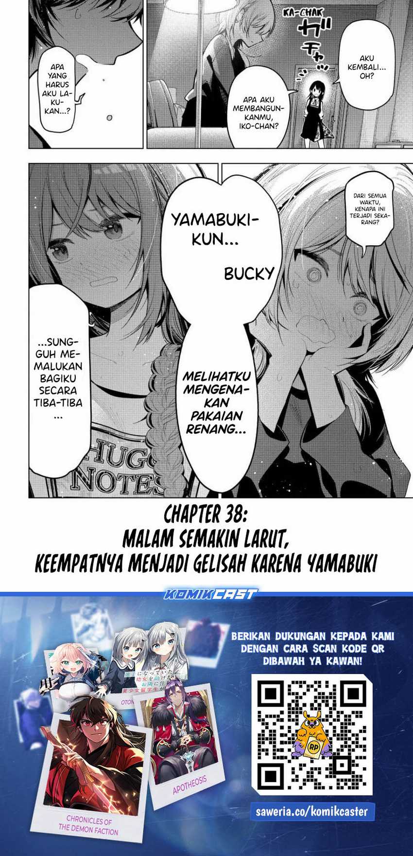 Mayonaka Heart Tune Chapter 38 Gambar 21