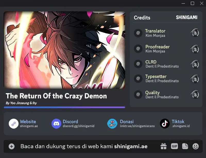 Baca Komik Return of the Mad Demon Chapter 129 Gambar 1