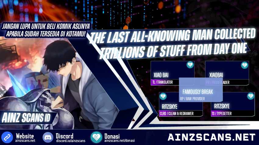 Baca Komik The Last All-Knowing Man Collected Trillions of Stuff from Day One Chapter 33 bahasa Indonesia Gambar 1