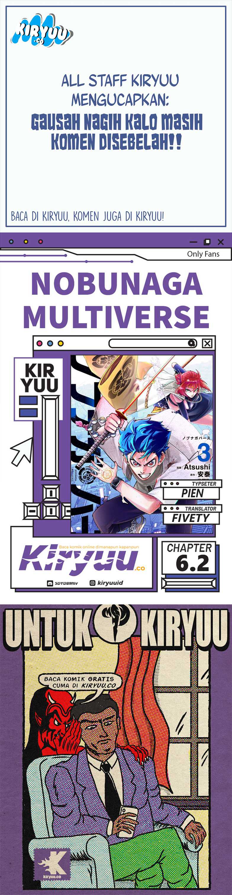 Baca Komik Nobunaga Multiverse Chapter 6.2 bahasa Indonesia Gambar 1