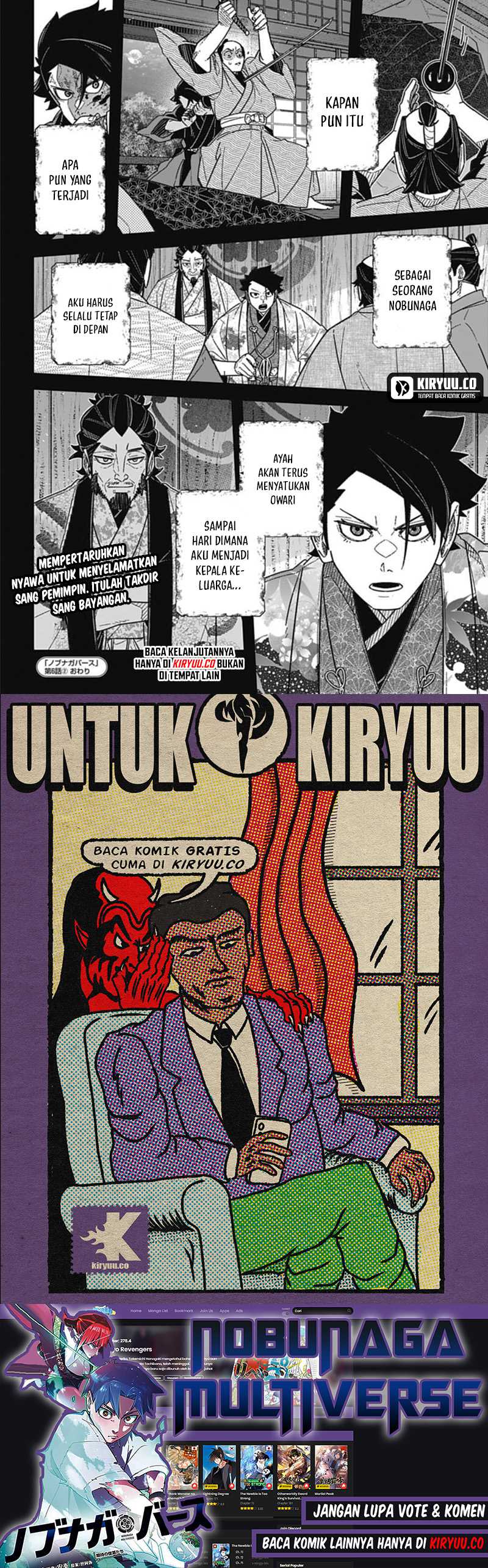 Nobunaga Multiverse Chapter 6.2 bahasa Indonesia Gambar 13
