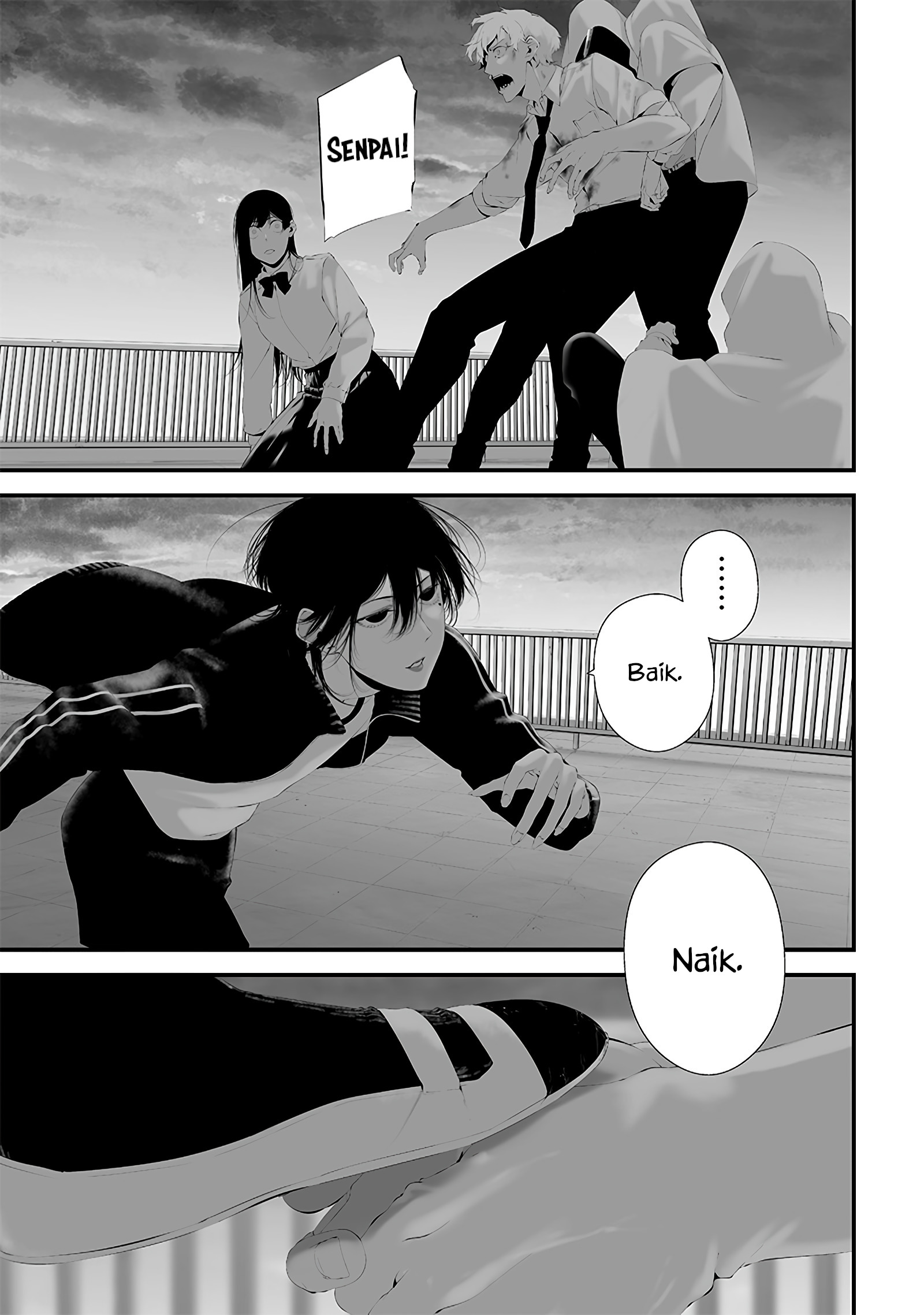 Tsurenai Hodo Aokute Azatoi Kurai ni Akai Chapter 47 Gambar 19