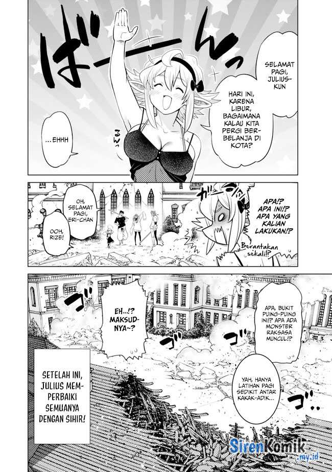 Ochikobore Datta Ani Ga Jitsuha Saikyou: Shijou Saikyou No Yuusha Wa Tensei-shi, Gakuen De Mujikaku Ni Musou Suru Chapter 32 Gambar 23