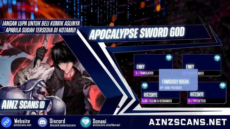 Baca Komik Apocalypse Sword God Chapter 25 bahasa Indonesia Gambar 1