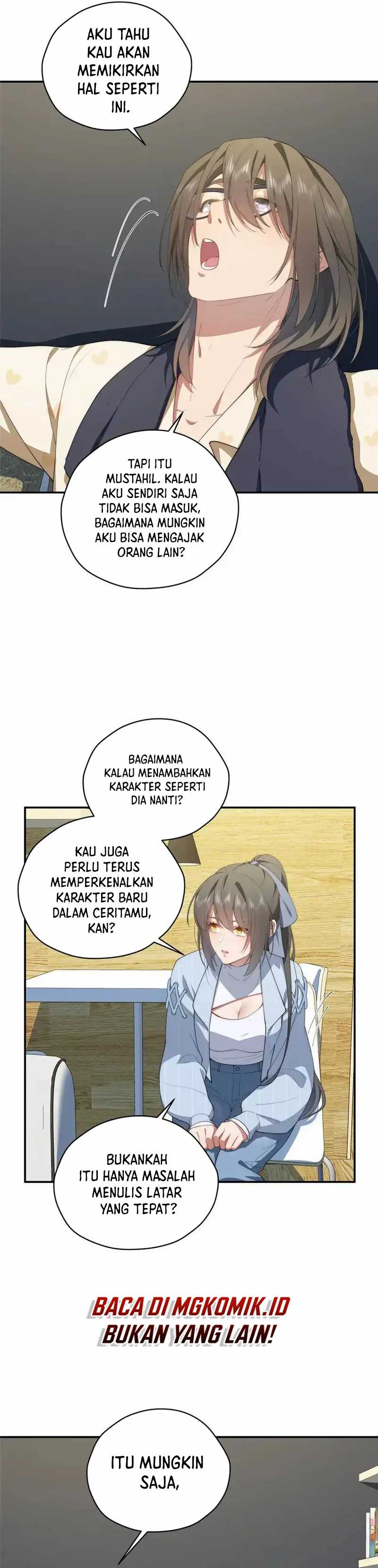 What Do You Do If the Heroine Escapes From Your Novel Chapter 43 bahasa Indonesia Gambar 15